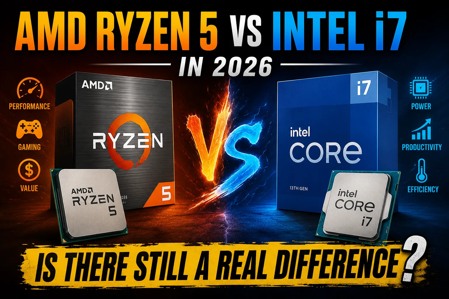 AMD Ryzen 5 vs Intel Core i7 in 2026: Which Processor Is Actually Better?