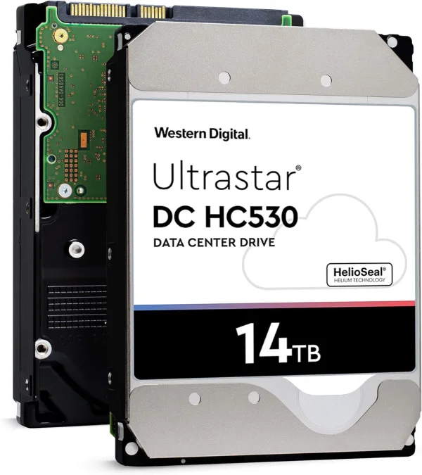 WD Ultrastar DC HC530 14TB SATA 3.5" Enterprise HDD WUH721414ALE604 7200RPM 512MB
