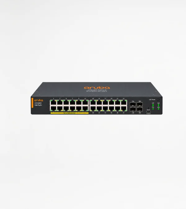 Aruba CX 6000 24G PoE+ Managed Ethernet Switch