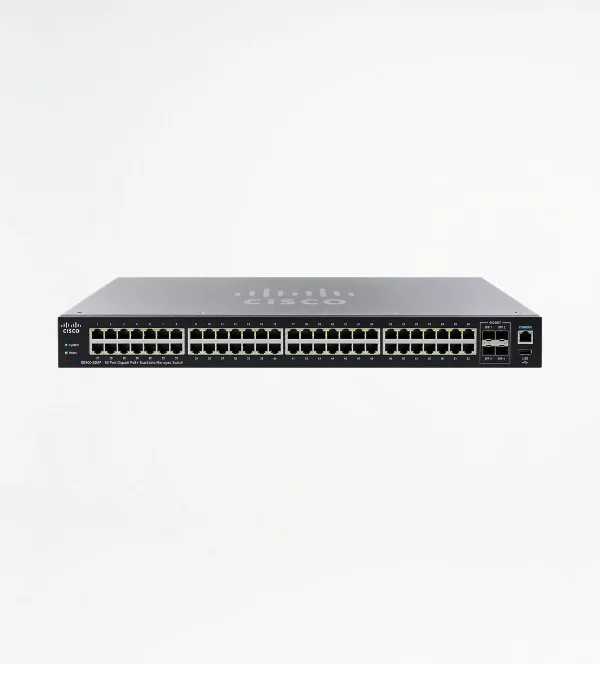 Cisco SG500-52MP 500 Series 52-Port Gigabit PoE+ Stackable Managed Switch