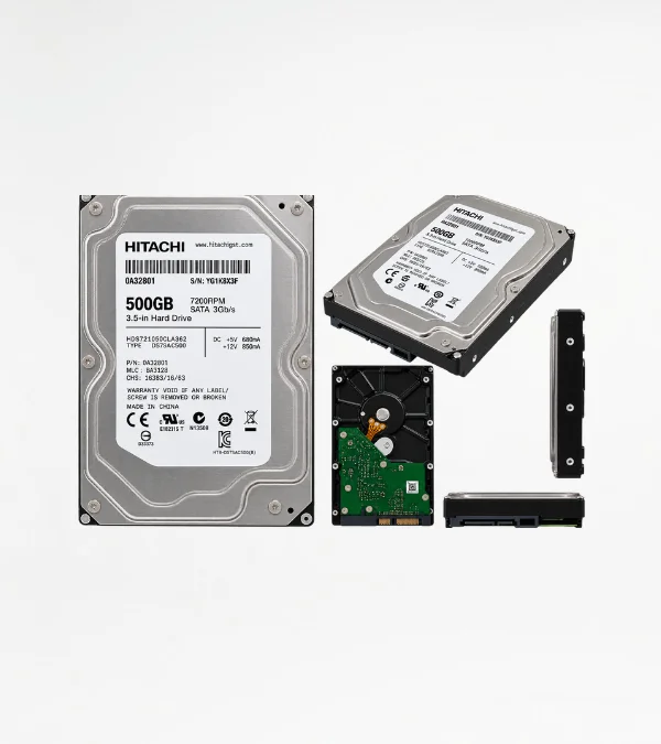 Hitachi 500GB 7200RPM SATA 3Gb/s 3.5-in Hard Drive - 0A32801