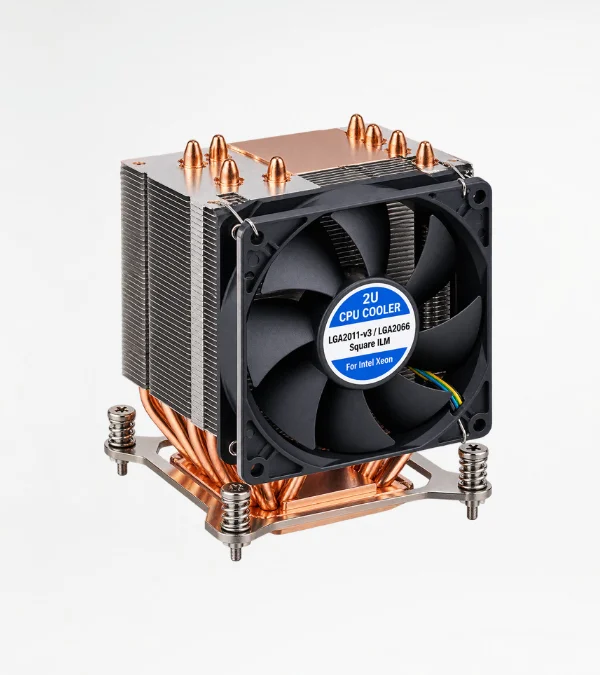2U CPU Cooler Coppe2U CPU Cooler Copper Heatsink for Intel Xeon LGA2011-v3 / LGA2066 Square ILMr Heatsink for Intel Xeon LGA2011-v3 / LGA2066 Square ILM