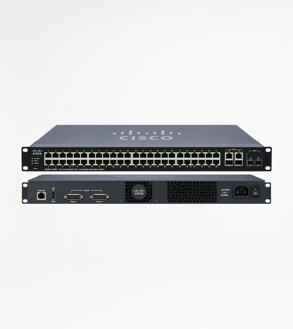Cisco SG500-52MP 500 Series 52-Port Gigabit PoE+ Stackable Managed Ethernet Switch