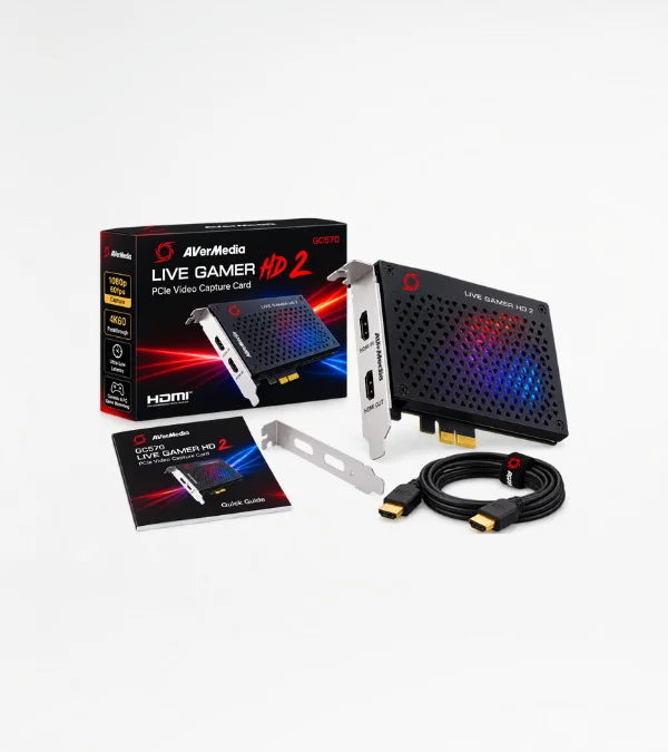 AVerMedia GC570 Live Gamer HD 2 PCIe Video Capture Card – Black