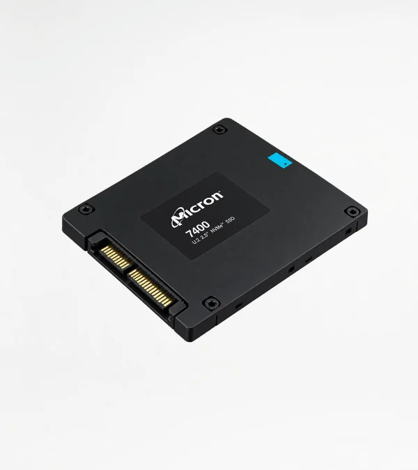 Micron 7450 Max MTFDKCC6T4TFS-1BC1ZA 6.4TB U.3 15mm 2.5" PCIe 4.0 NVMe Enterprise SSD