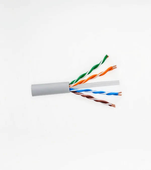 CAT6E 600MHz 23AWG Solid Bare Copper Ethernet Network Cable