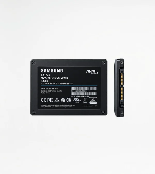 Samsung SZ1735 MZWJJ1T6HMGG-000M3 1.6TB U.2 PCIe NVMe 2.5" Enterprise SSD