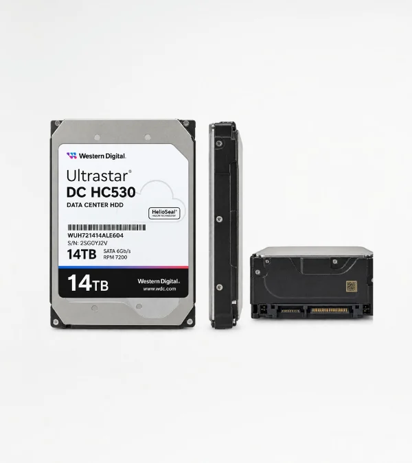 WD Ultrastar DC HC530 14TB SATA 3.5" Enterprise HDD WUH721414ALE604 7200RPM 512MB
