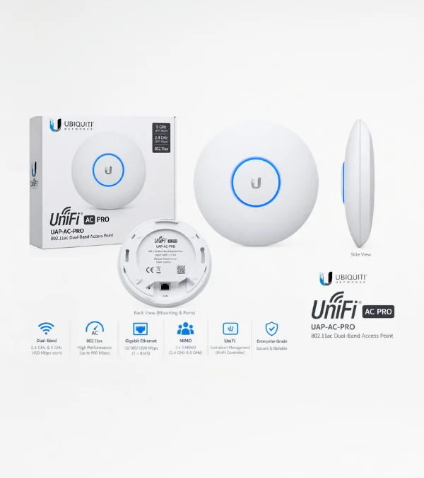 Ubiquiti UniFi UAP-AC-PRO AC Pro Dual-Band 802.11ac Wireless Access Point