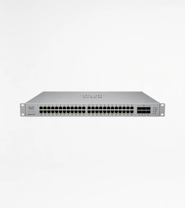 Cisco MS220-48FP Meraki 48-Port PoE Network Switch