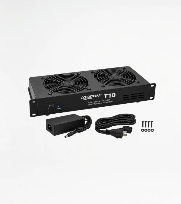 AIRCOM T10 17" Quiet Cooling Fan System for AV Receivers & Amplifiers