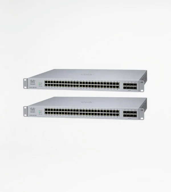 Lot of 2 Cisco Meraki MS390-48UX-HW 48-Port mGig UPOE Network Switches